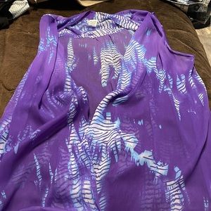 Highness purple cover up. One size fits most (plus)